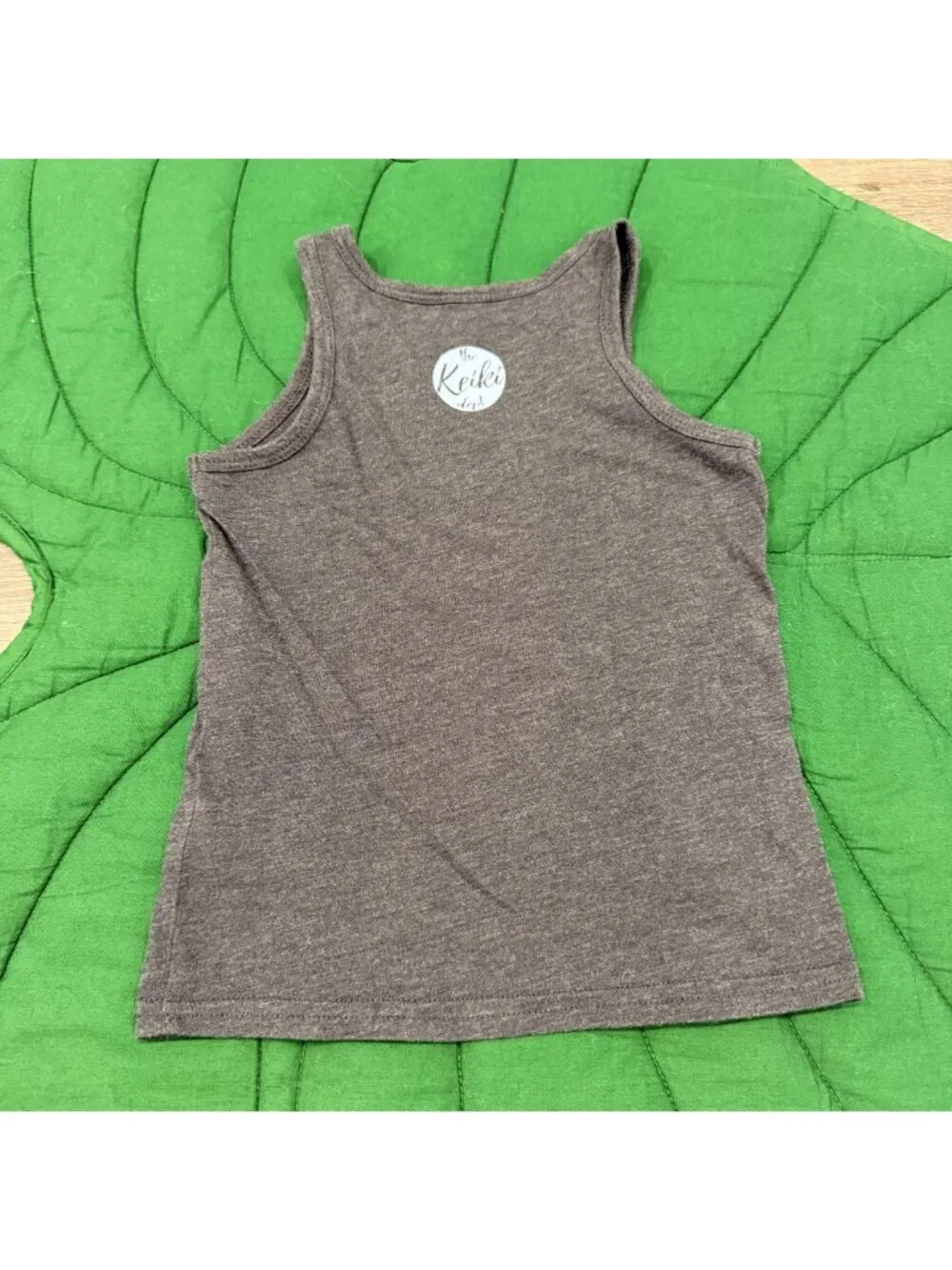 The Keiki Department Toddler 3T Malama I Ke Kai Gray Tank Top